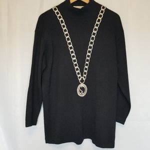 Vintage ST JOHN Medallion Santana Knit Tunic